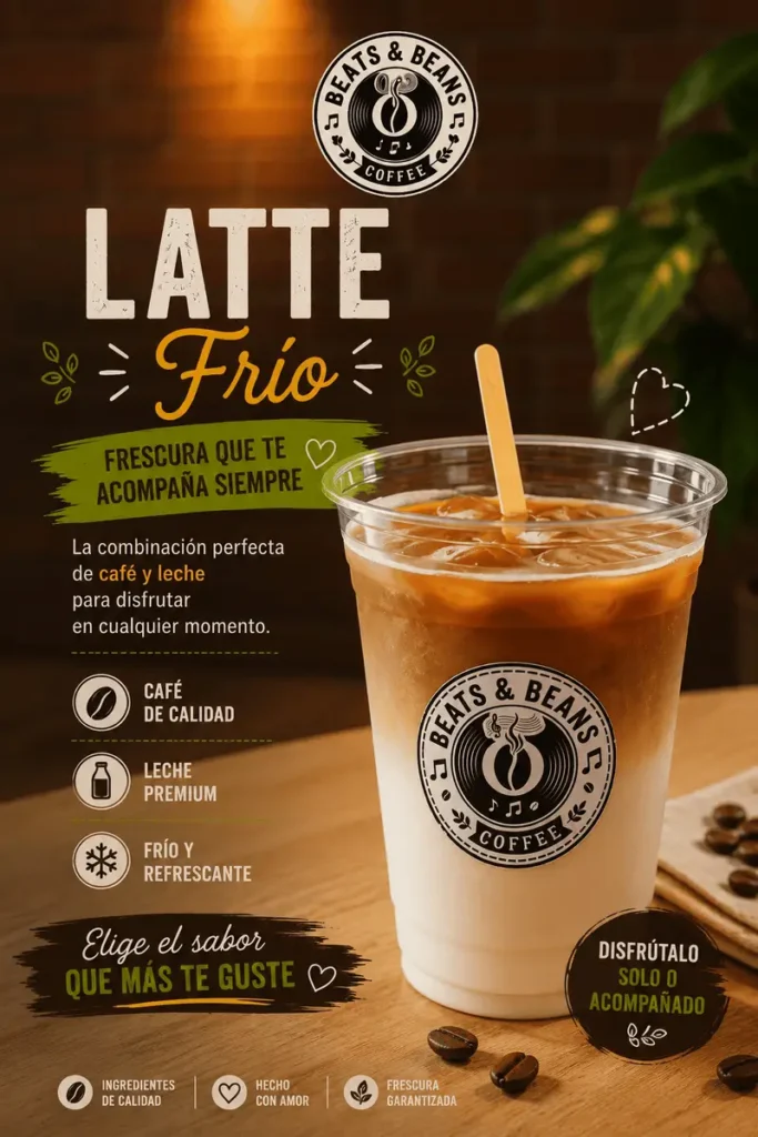 Latte helado